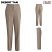 Desert Tan - Edwards 2740 - Men's Dress Pant - Washable Wool Flat Front #2740-0112