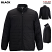 Black - Edwards 3453 - Unisex Puffer Jacket - Full Zip Packable #3453-010