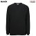 Black - Edwards 4090 - Unisex Jersey Sweater - Knit Cotton #4090-010