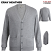 Gray Heather - Edwards 4350 - Unisex Jersey - Knit Acrylic Cardigan with pockets #4350-056