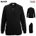 Black - Edwards 4381 - Men's Jersey - Knit Acrylic Full Zip #4381-010