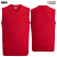 Red - Edwards 4561 - Jersey Vest - Knit Acrylic #4561-012