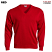 Red - Edwards 4565 - Jersey Sweater - Knit Acrylic #4565-012