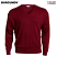 Burgundy - Edwards 4565 - Jersey Sweater - Knit Acrylic #4565-013