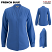 French Blue - Edwards 5274 - Women's Blouse - Redwood & Ross V-Neck #5274-061