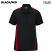 Black / Red - Edwards 5513 - Women's Polo - Ultimate Snag-Proof Color Block #5513-971