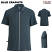Blue Graphite - Edwards 4240 - Men's Bengal Shirt - Ultra-Stretch Service #4240-325