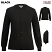 Black - Edwards 7140 - Women's Jewel Cardigan - Cotton Neck #7140-010