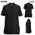 Black - Edwards 7292 - Women's Essential Tunic - Soft-Stretch Full-Zip #7292-010