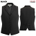 Black - Edwards 7496 - Women's Dress Vest - Essential Lapel #7496-010