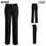 Black - Edwards 8531 - Women's Signature Dress Pant - Redwood & Ross Flat Front EZ Fit #8531-010