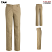 Tan - Edwards 8537 - Women's Utility Pant - Chino Flat Front #8537-005