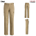 Tan - Edwards 8538 - Women's Utility Cargo Pant - Chino Flat Front #8538-005