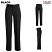 Black - Edwards 8596 - Women's Security Pant - EZ Fit Flat Front #8596-010