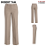 Desert Tan - Edwards 8740 - Women's Washable Pant - Wool Flat Front #8740-112