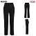 Black - Edwards 8898 - Women's Pant - Essential Soft Stretch Straight Leg #9732-010