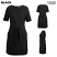 Black - Edwards 9925 - Women's Washable Dress - Redwood & Ross Jewel Neck Synergy #9925-010