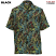Black - Edwards 1032 - Unisex Shirt - Tropical Leaf Print Camp #1032-010