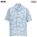 Blue - Edwards 1036 - Unisex Hibiscus Shirt - Tropical Camp Two Color #1036-001