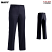 Navy - Edwards 8532 - Women's Dress Pant - Microfiber Easy Fit Flat Front #8532-007