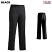Black - Edwards 8532 - Women's Dress Pant - Microfiber Easy Fit Flat Front #8532-010