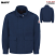 Navy - Bulwark JNJ6 - Men's Nomex Bomber Jacket - Lightweight Flame Resistant Liner Lined #JNJ6NV