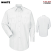 White -Horace Small HS15 - Men's Poplin Shirt - New Dimension Plus Long Sleeve #HS1528