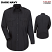 Dark Navy - Horace Small HS15 - Women's Poplin Shirt - New Dimension Plus Long Sleeve #HS1521