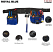 Royal Blue - Boulder Bag ULT100 Ultimate Electrician Comfort Combo Tool Belt with Quick Release Buckle #ULT100