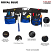 Royal Blue - Boulder Bag 2880 Ultimate Pro-Framer Combo Plus Tool Belt With Quick Release Buckle #2880
