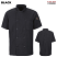 Black - Red Kap 046X - Men's Chef Coat - Short Sleeve with OilBlok + MIMIX #046XBK