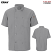 Gray - Red Kap 046X - Men's Chef Coat - Short Sleeve with OilBlok + MIMIX #046XGY