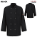 Black - Red Kap 041 - Women's Chef Coat with OilBlok + Mimix #041XBK