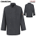 Charcoal - Red Kap 041X - Women's Chef Coat with OilBlok + Mimix #041XCH