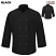Black - Red Kap 042X - Men's Chef Coat with OilBlok + MIMIX #042XBK