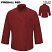 Fireball Red - Red Kap 042X - Men's Chef Coat with OilBlok + MIMIX #042XFR