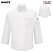 White - Red Kap 042X - Men's Chef Coat with OilBlok + MIMIX #042XWH