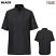 Black - Red Kap 045X - Women's Chef Coat with OilBlok + MIMIX - Short Sleeve 10 Button #045XBK