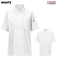 White - Red Kap 045X - Women's Chef Coat with OilBlok + MIMIX - Short Sleeve 10 Button #045WH