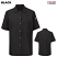 Black - Red Kap 501X - Women's Cook Shirt with OilBlok + Mimix - Short Sleeve #501XBK