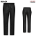 Black - Chef Design 0P4M - Men's Chef Pant - Straight Fit Airflow #0P4MBK