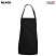 Black - Chef Designs Premium Short Bib Apron # TT32BK