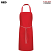 Red - Chef Designs 1430 Standard Bib Apron #1430RD