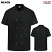 Black w/ Black Mesh - Red Kap 051W - Women's Airflow Chef Coat - Raglan with OilBlok #051WBK