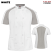 White w/ White/Gray Mesh - Red Kap 051W - Women's Airflow Chef Coat - Raglan with OilBlok #051WWH