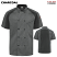 Charcoal Heather w/ Charcoal/Black Mesh - Red Kap 052M - Men's Airflow Chef Coat - Raglan with OilBlok #052MCB