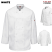 White - Red Kap 054M - Men's Airflow Chef Coat - Deluxe #054MWH