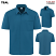 Teal w/ Teal Mesh - Red Kap 502M - Men's Airflow Cook Shirt - with OilBlok #502MTL
