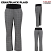 Gray/Black Plaid - Red Kap 0P1W - Women's Airflow Chef Pant - Straight Fit #0P1WGB