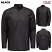 Black - Red Kap SX36 - Men's Pro+ Work Shirt - Long Sleeve with Oilblok + Mimix #SX36BK